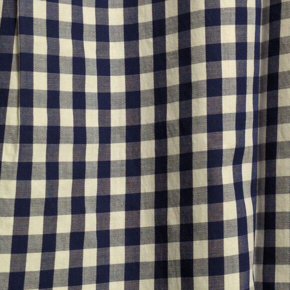 NWT UNTUCKIT Belleza Navy Gingham Button Down Regular Fit Long Sleeve Shirt 16 - Picture 2 of 10